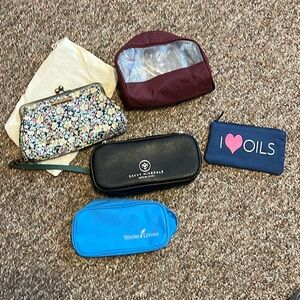 Young Living Blue and Black Bags Set
